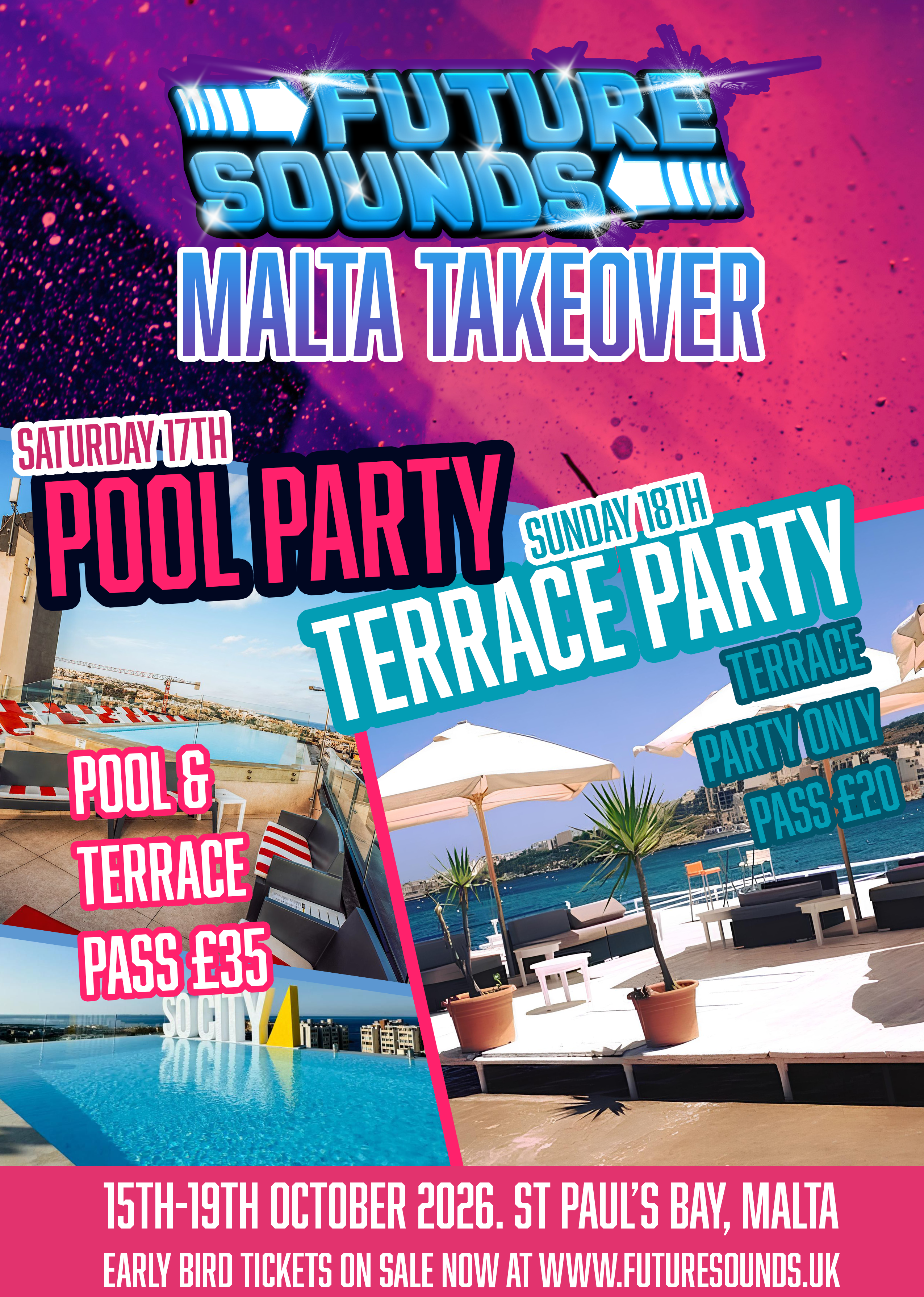 Future Sounds Malta Takeover poster